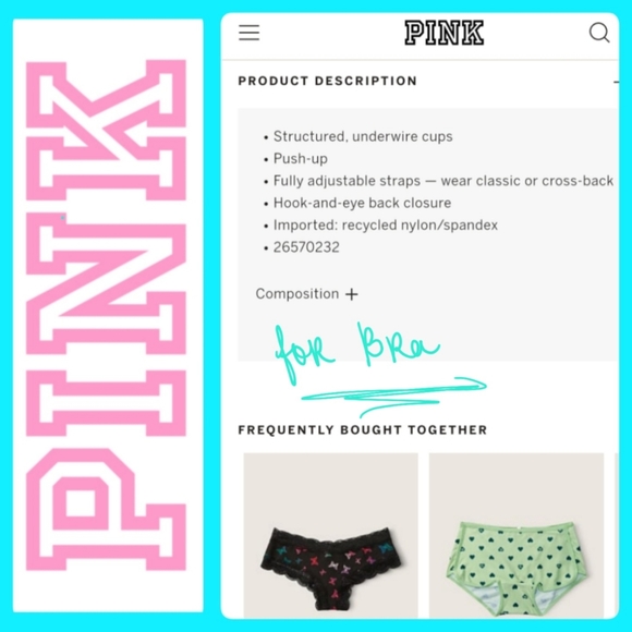 VS PINK Bra and Panty set - Picture 11 of 11